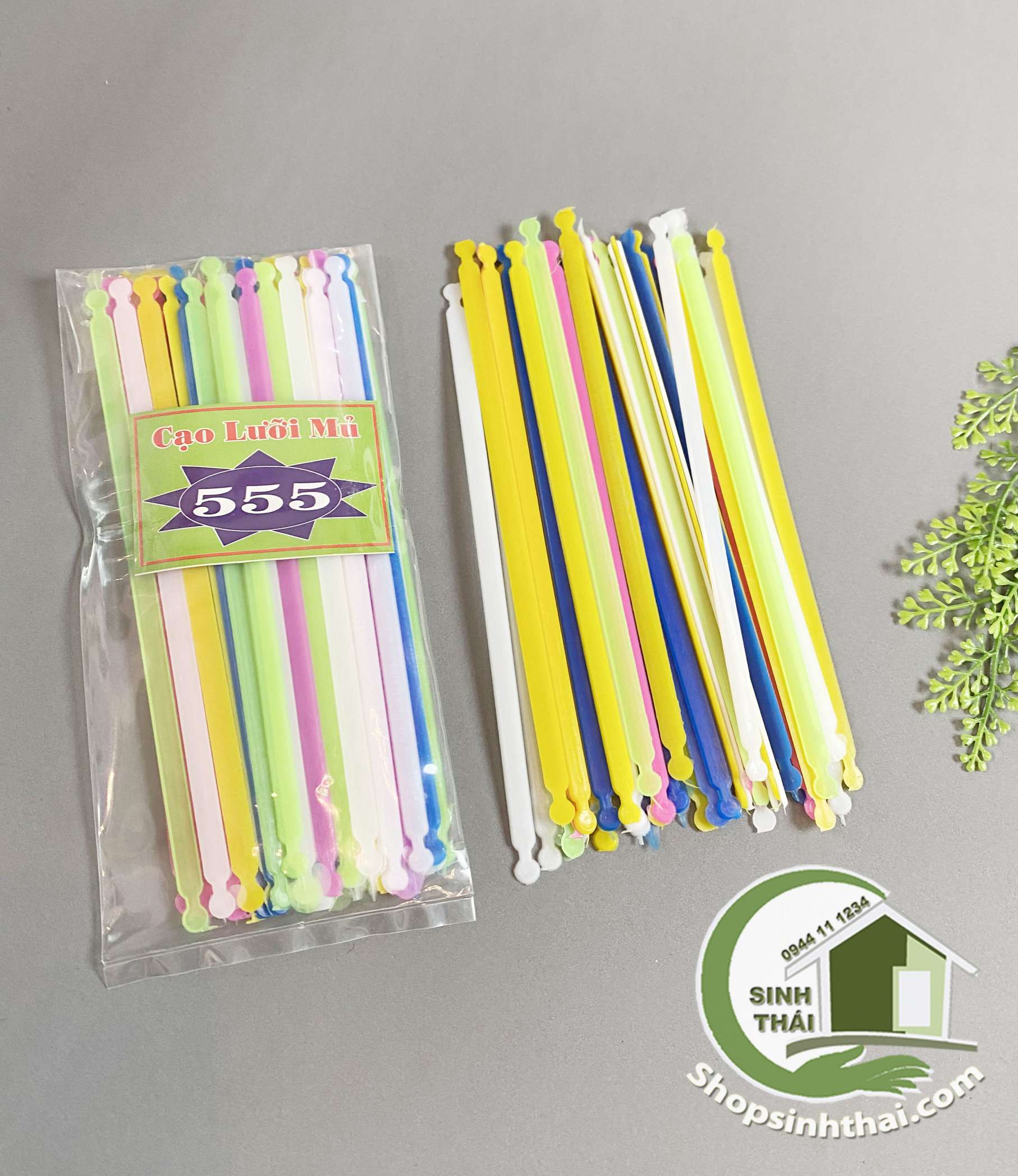 Que cạo lưỡi bằng nhựa, bịch 40 cây [ Tổng kho ]