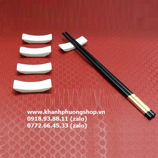 gác đũa sứ Minh Long - gác đũa sứ