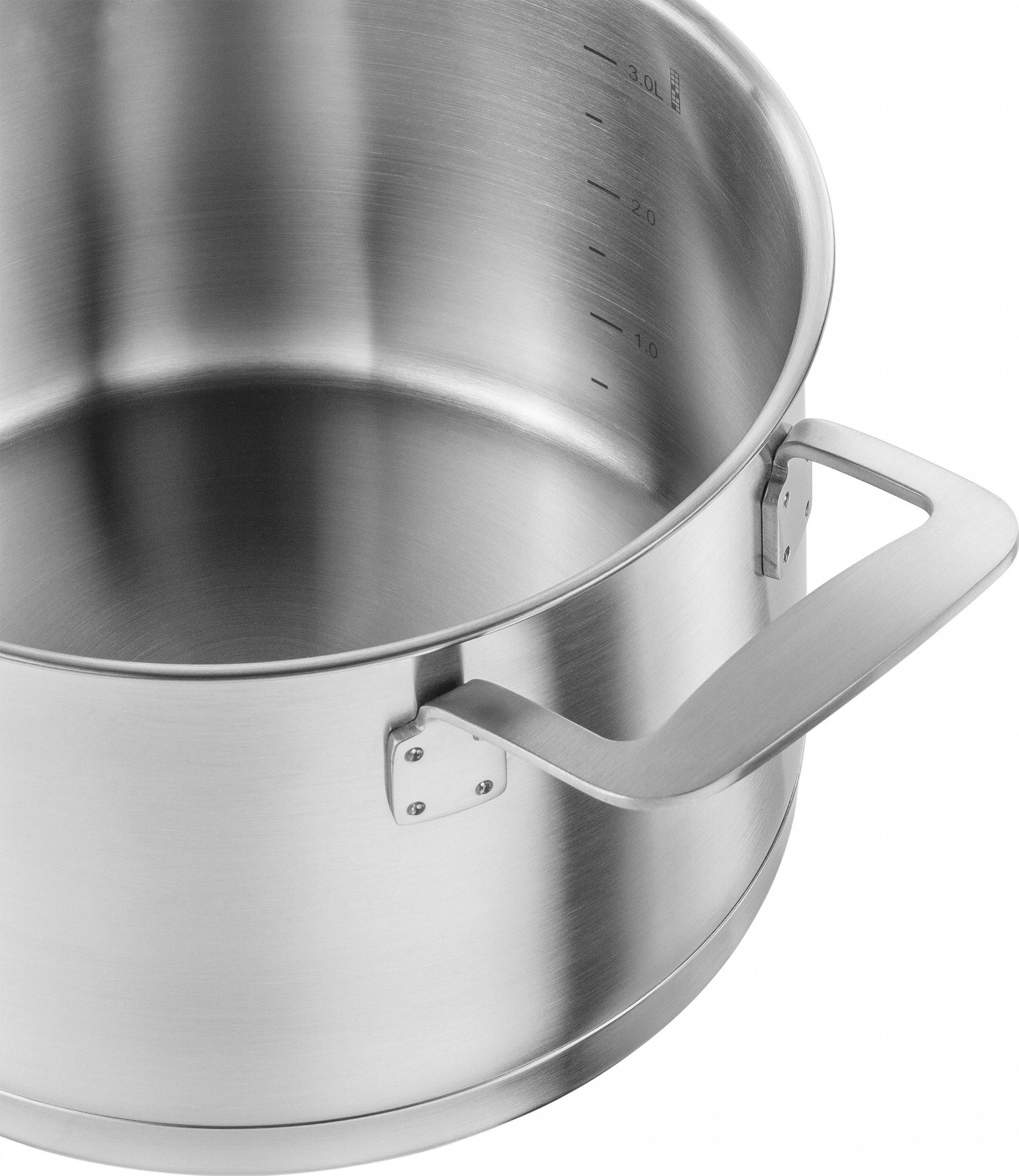 Bộ nồi inox Zwilling Base 3 lớp – 3 món (1.5L; 3L; 6L)