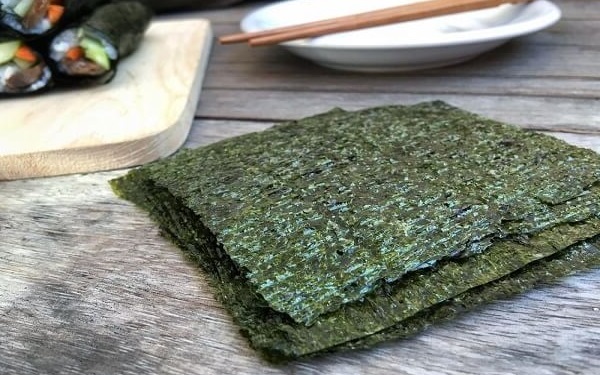Rong biển cuộn cơm Hàn Quốc (Gimbap) gói 10 lá