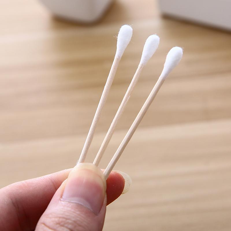 LAVY STORE - Gói 100 tăm bông đa dụng thân gỗ