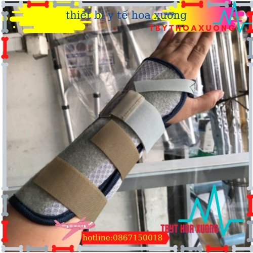 Nẹp Cẳng Tay Dài GiaHu - Giúp Cố Định Chấn Thương Gãy Xương, Bong Gân Cẳng Tay, Cổ Tay & Bàn Tay