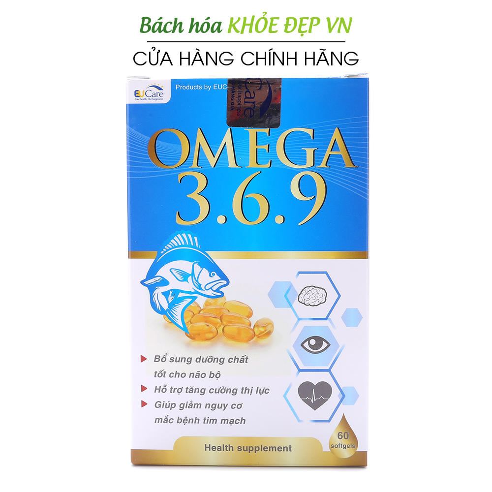 viên dầu cá omega 369 bổ não sáng mắt khỏe mạnh tim mạch cho người trên 6 5