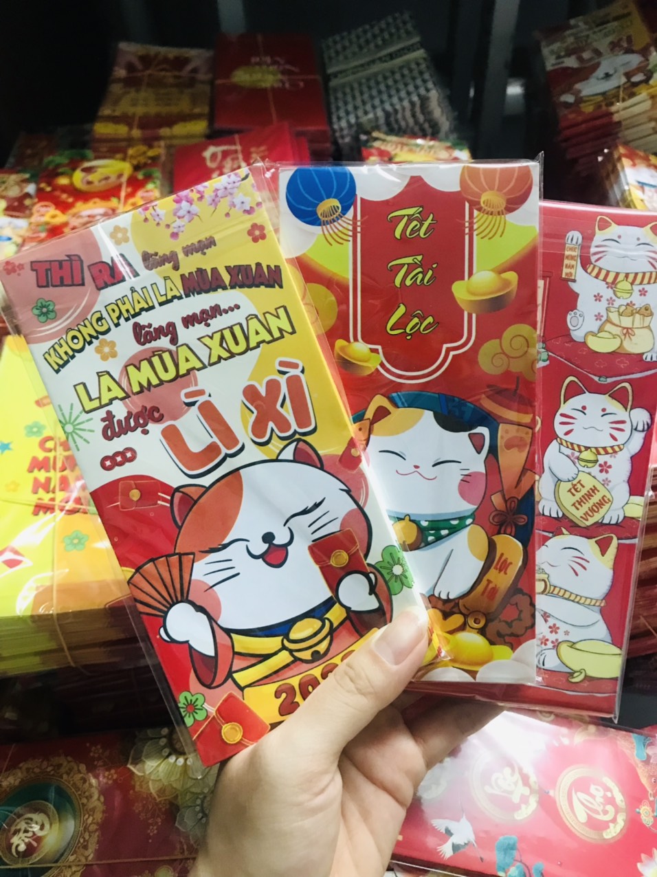 Combo 100 bao lì xì tết giáp Thìn 2024