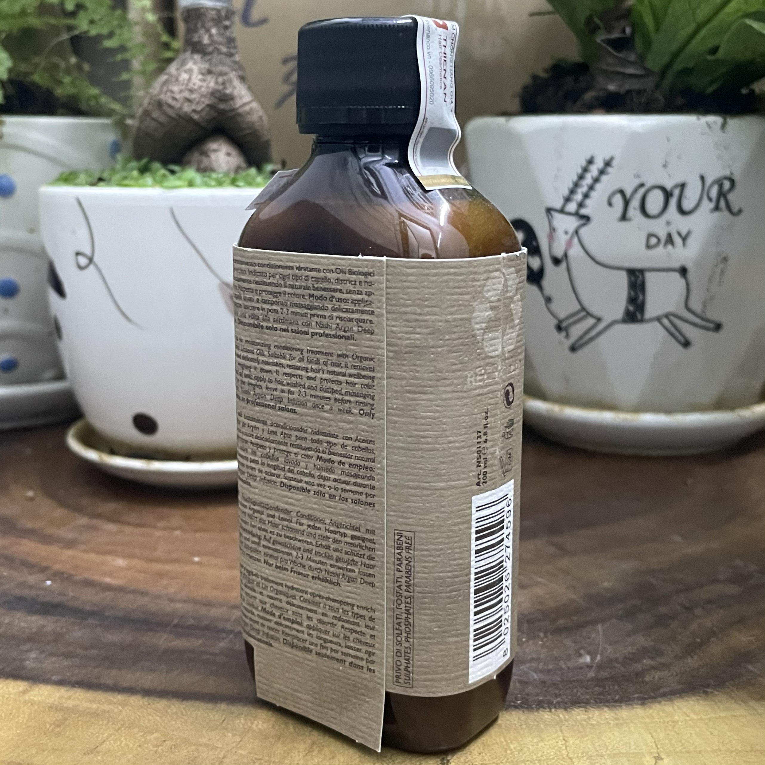 [HCM]Dầu gội xả phục hồi tóc Nashi Argan 200mlx2