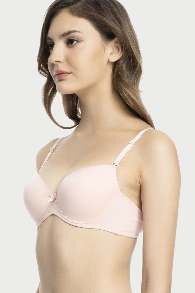 Áo ngực Misaki cup 3/4 mút mỏng dáng trơn basic -M1004