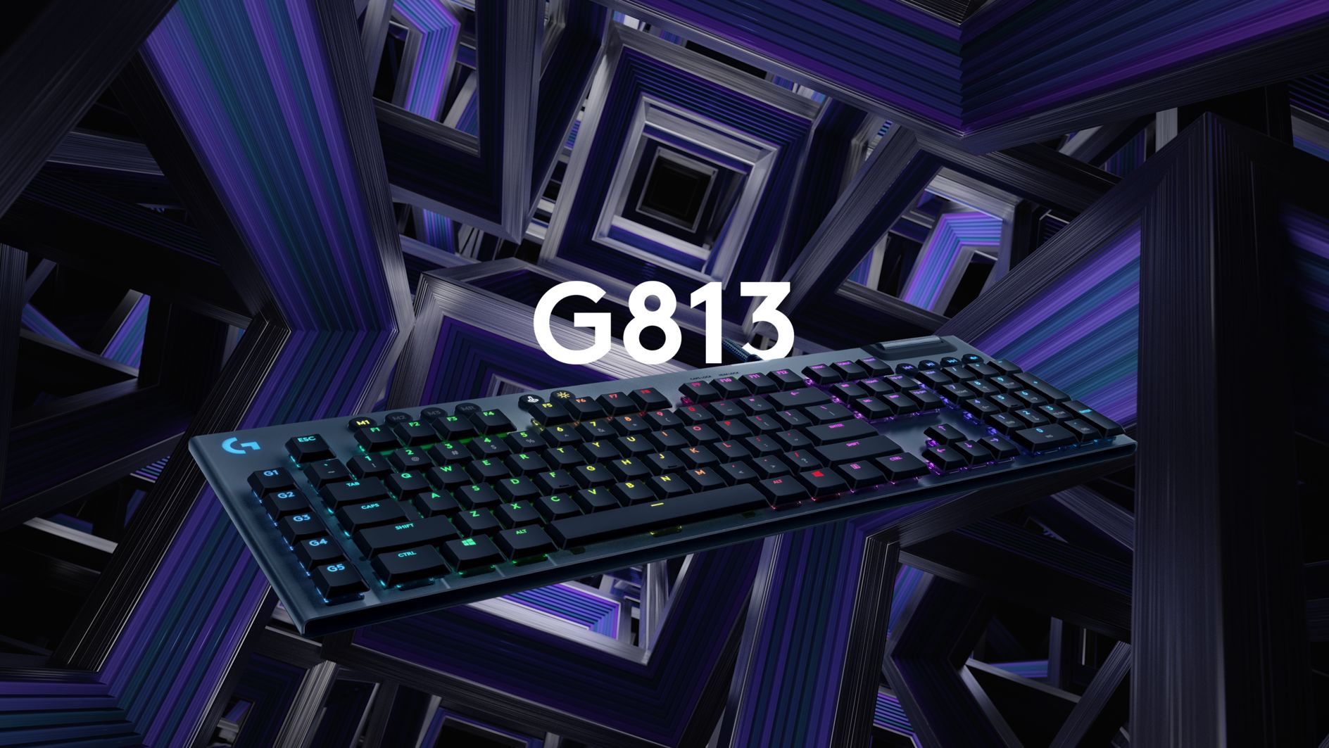[Trả góp 0%]Bàn phím cơ Logitech G813 Lightsync RGB