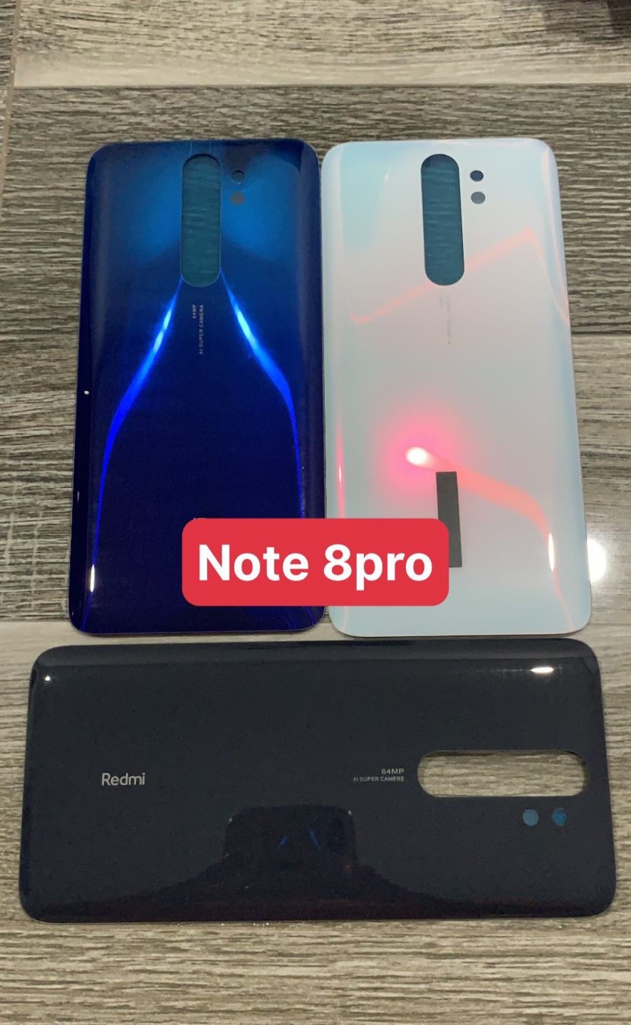 nắp lưng kính redmi note 8pro -zin