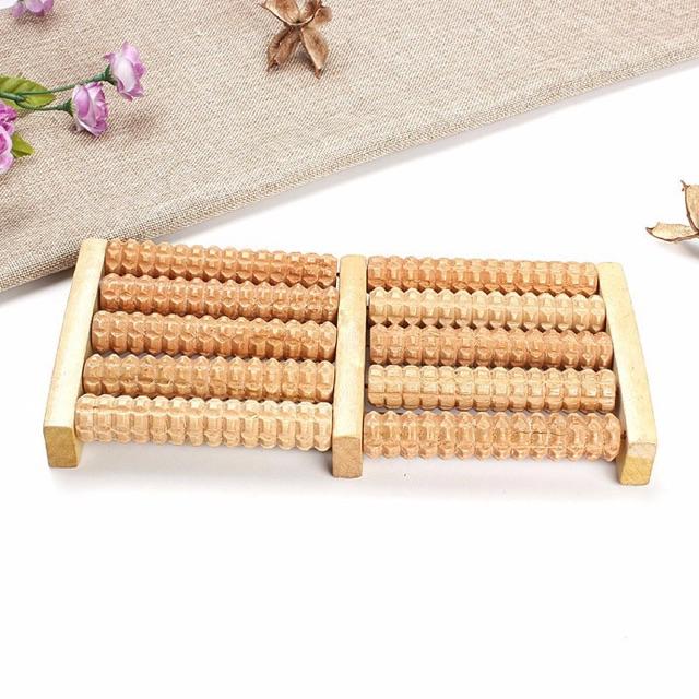 [HCM]Dụng Cụ Massage Chân Bằng Gỗ Cao Cấp giúp lưu thông kinh mạch cho dân văn phòng ngồi nhiều