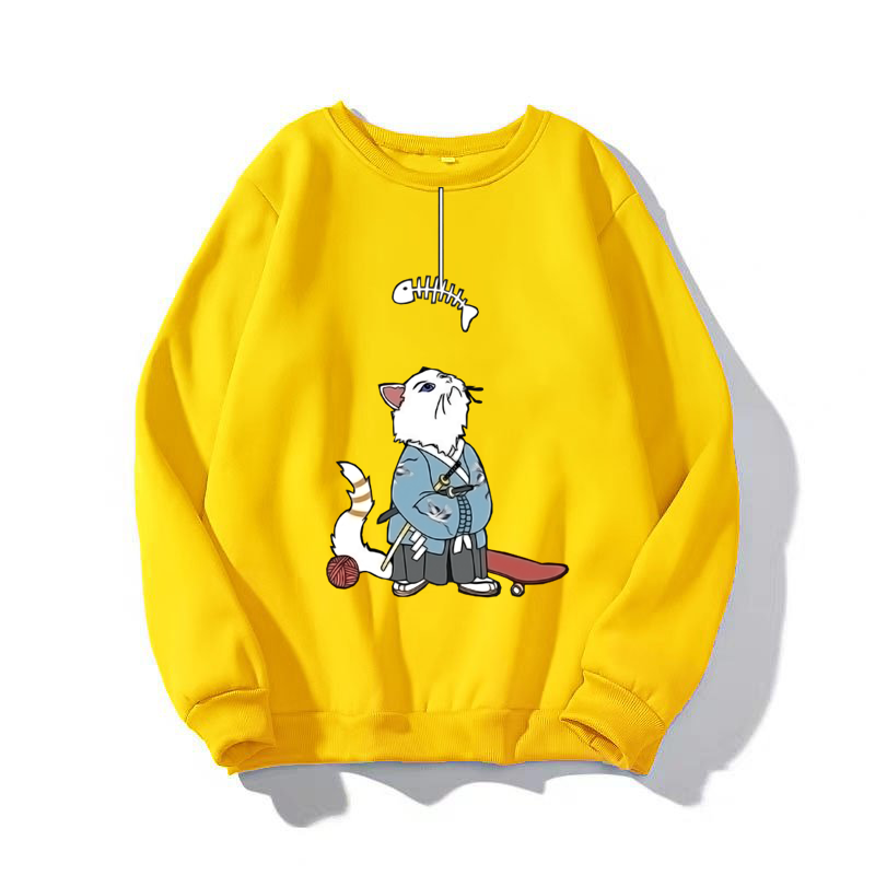 [Hoàn Tiền 15%] ÁO SWEATER NAM NỮ IN THẦN MÈO (NHIỀU MÀU)