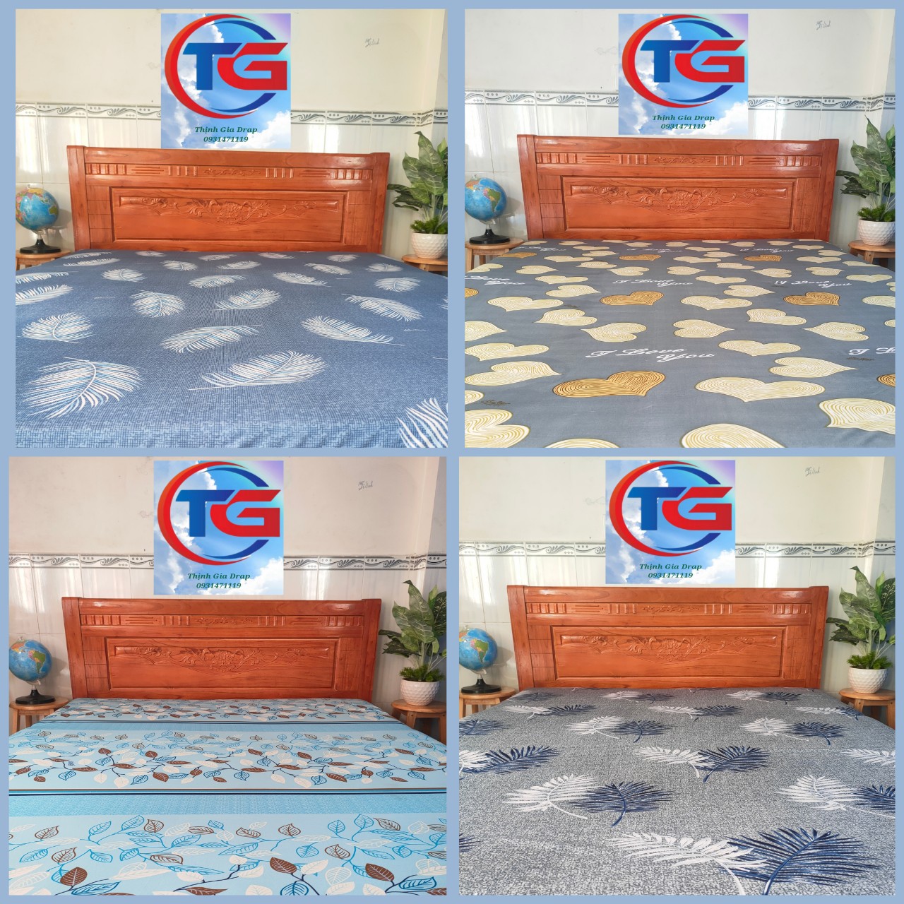 Áo bọc 2 mặt nệm thẳng có khóa kéo ( Thun 3D Hàn Quốc )