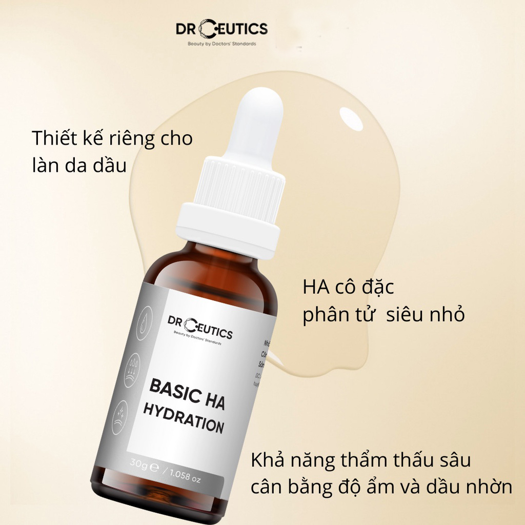 [Chính Hãng] Serum HA Basic Hydration Drceutics Cho Da Dầu Mụn