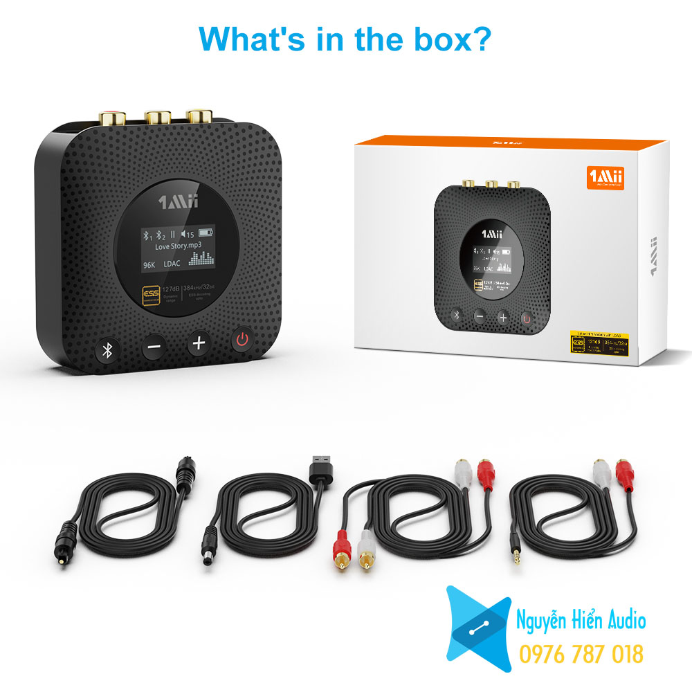 Bộ thu âm thanh Bluetooth B06HD+ chuẩn LDAC chip ESS9018Q2M