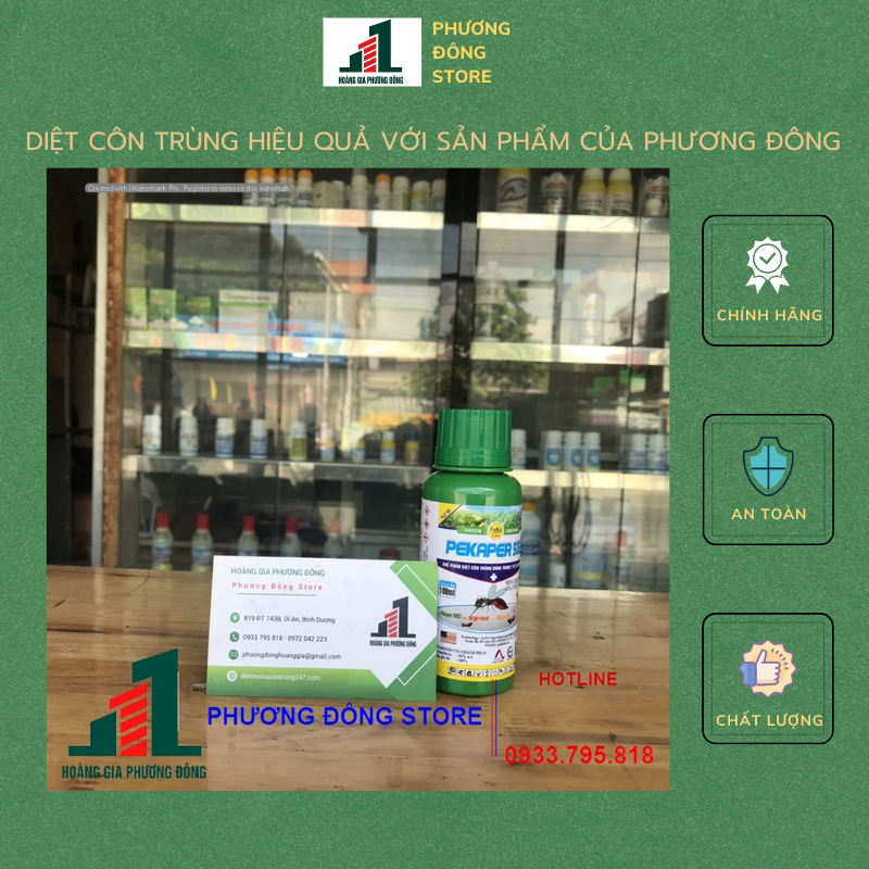 Thuốc diệt muỗi đến từ Mỹ Pekaper 50EC-100ml