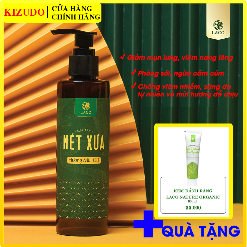 [HCM][SỮA TẮM GIẢM MỤN LƯNG] SỮA TẮM NÉT XƯA Giúp Giảm MỤN LƯNG Giảm VIÊM NHIỄM và PHÒNG SỞ NGỪA CẢM CÚM. NPP CHÍNH HÃNG KIZUDO