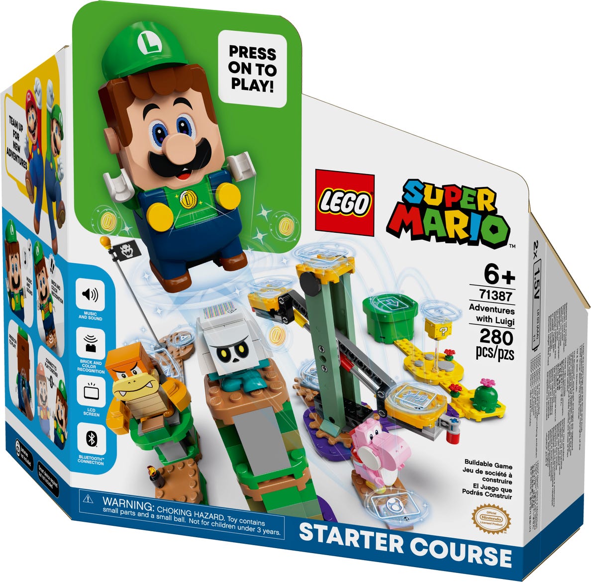 [BRUCK4U] LEGO SUPPER MARIO - 71387 - ADVENTURES WITH LUGI STARTER COURSE