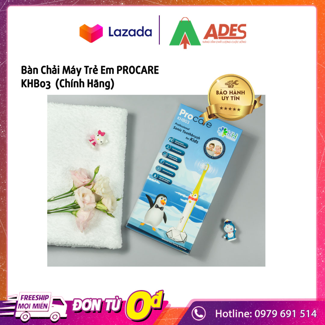Bàn Chải Máy Trẻ Em PROCARE KHB03 - BH 12 Tháng