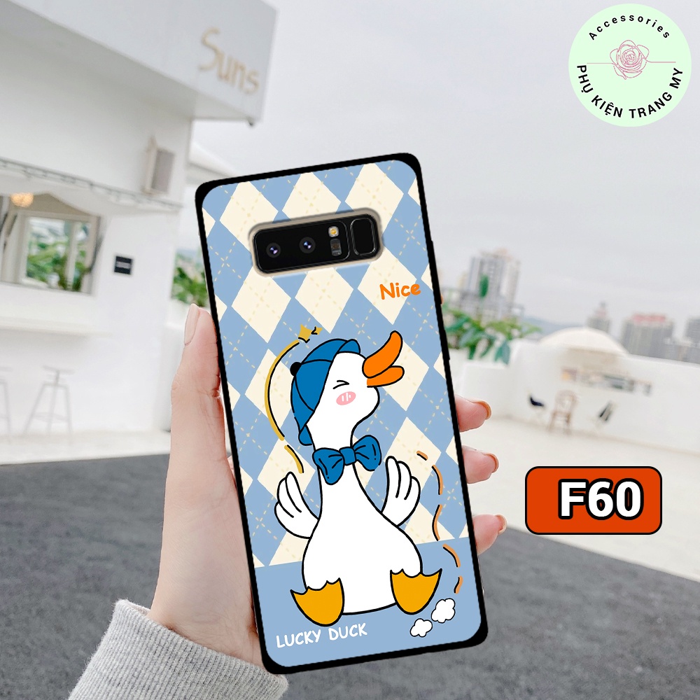 Ốp lưng Samsung Note 8 - Note 9 họa tiết trái tim, gấu, vịt vàng dễ thương