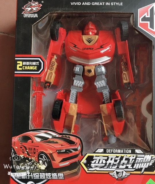 Đồ chơi Robot biến hình thành siêu xe bằng tay cho các bé khám phá thỏa thích