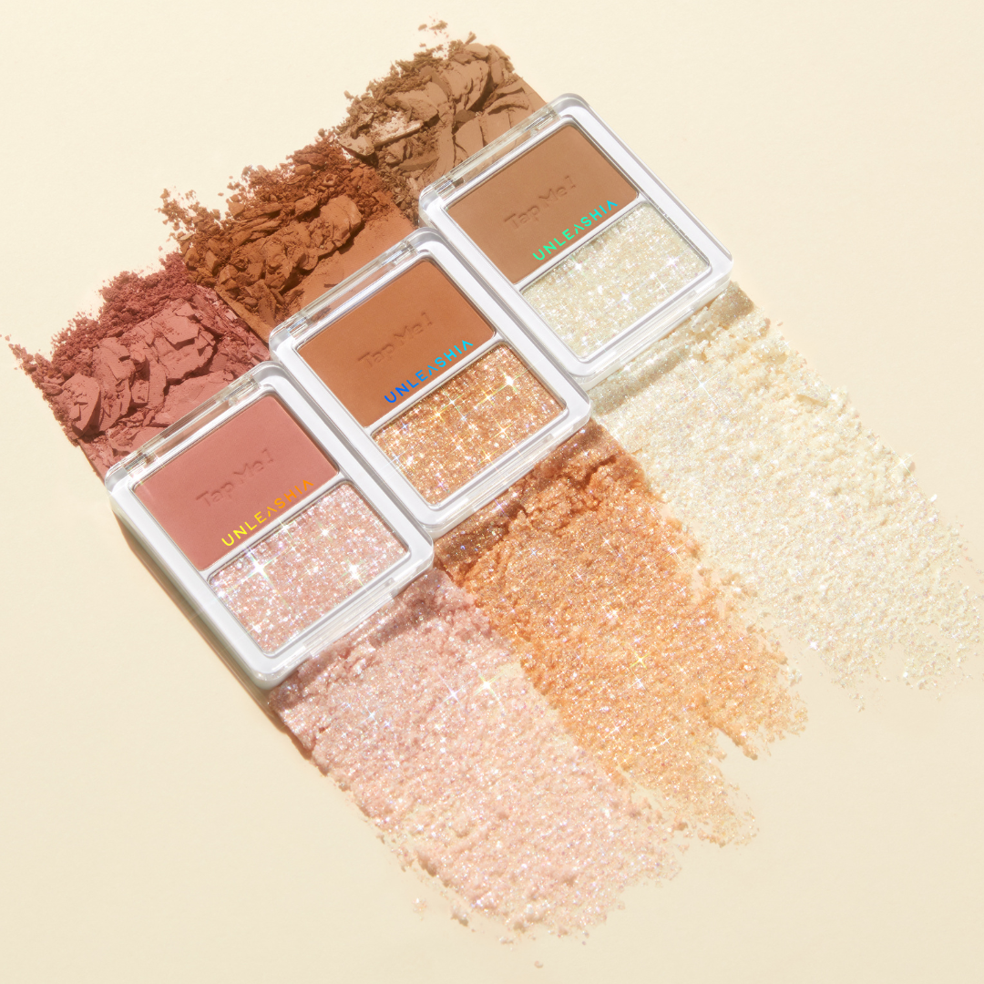 Bảng phấn mắt 2 ô UNLEASHIA Tap Me Palette Duo