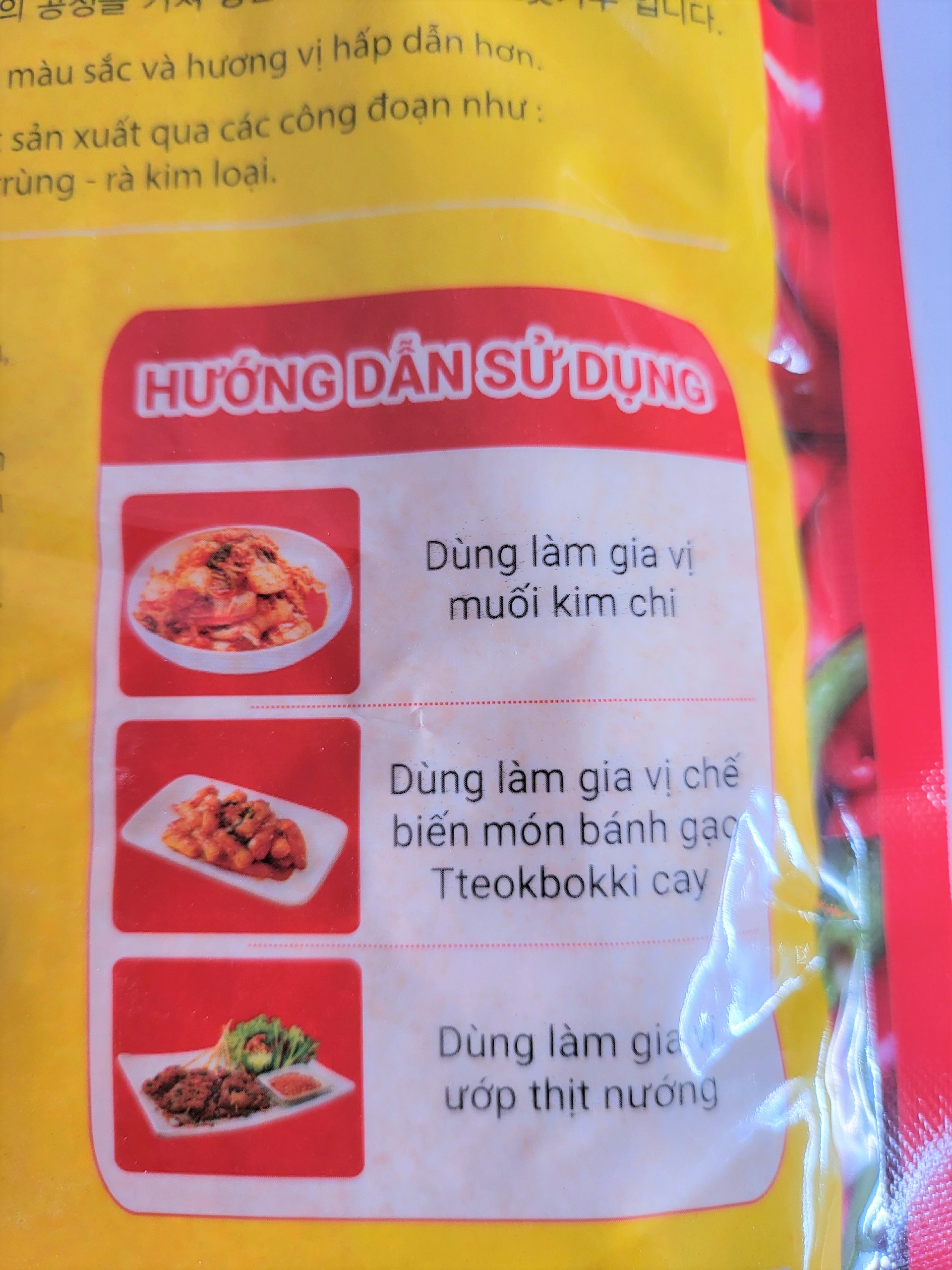 [Gói 500g] BỘT ỚT VẢY (100% Ớt tươi – Phơi khô tự nhiên) [VN] OTTOGI Red Pepper Powder