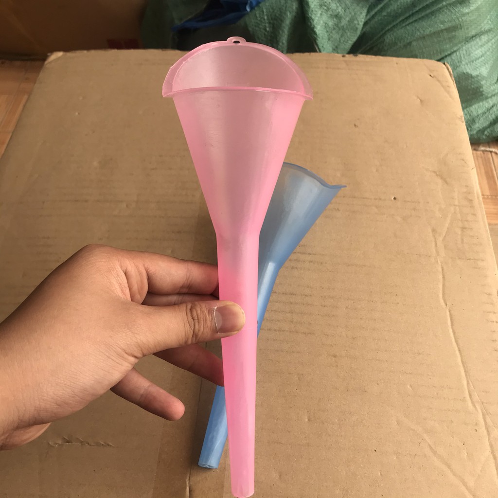 Phễu đổ dầu nhớt, phễu chiết dung dịch, (dầu nhớt) cổ cao dài
