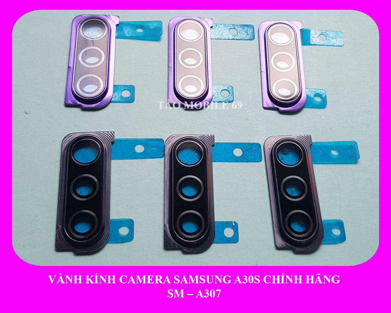 Vành kính Camera Samsung A30S công ty A307