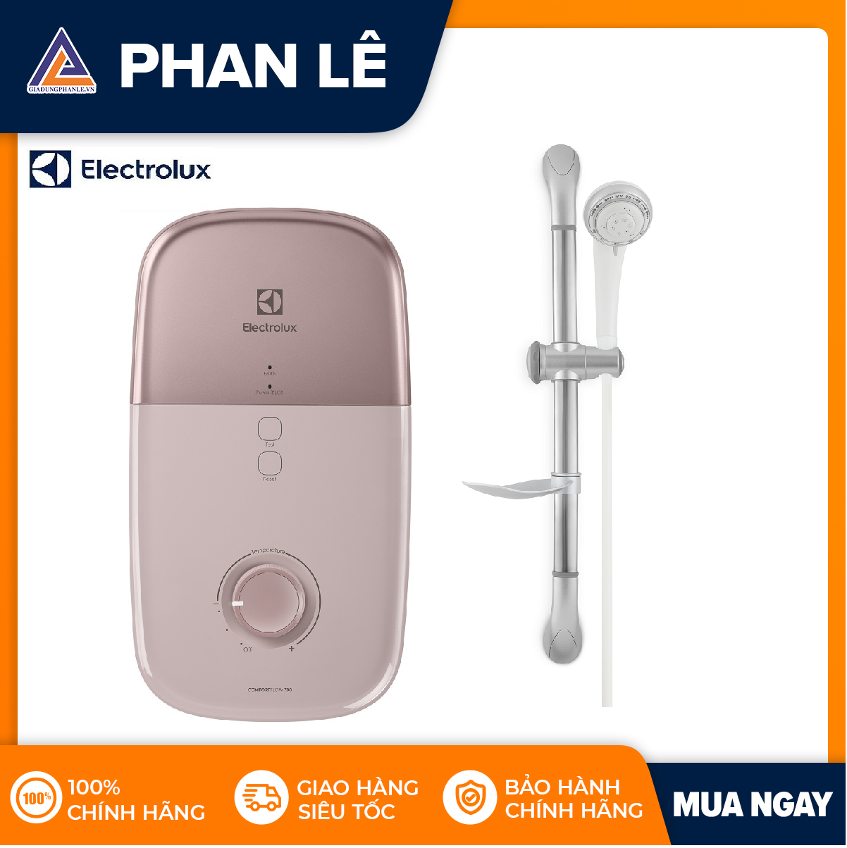 [Trả góp 0%]Máy nước nóng trực tiếp Electrolux EWE451LB-DPX2