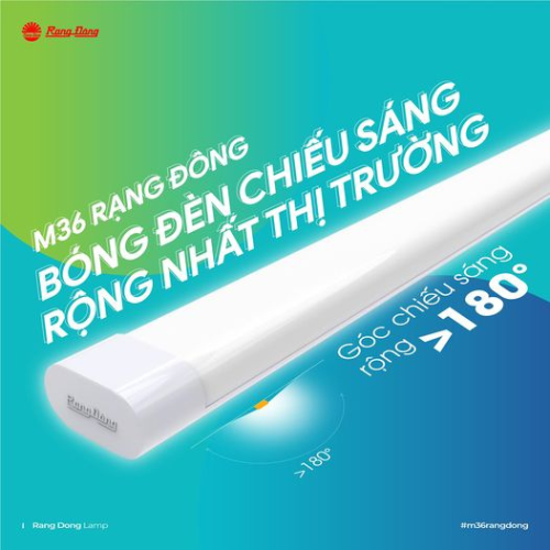 Đèn bán nguyệt led rạng đông m36 20w-40w siêu sáng model: b.đ m36l 1200/40w