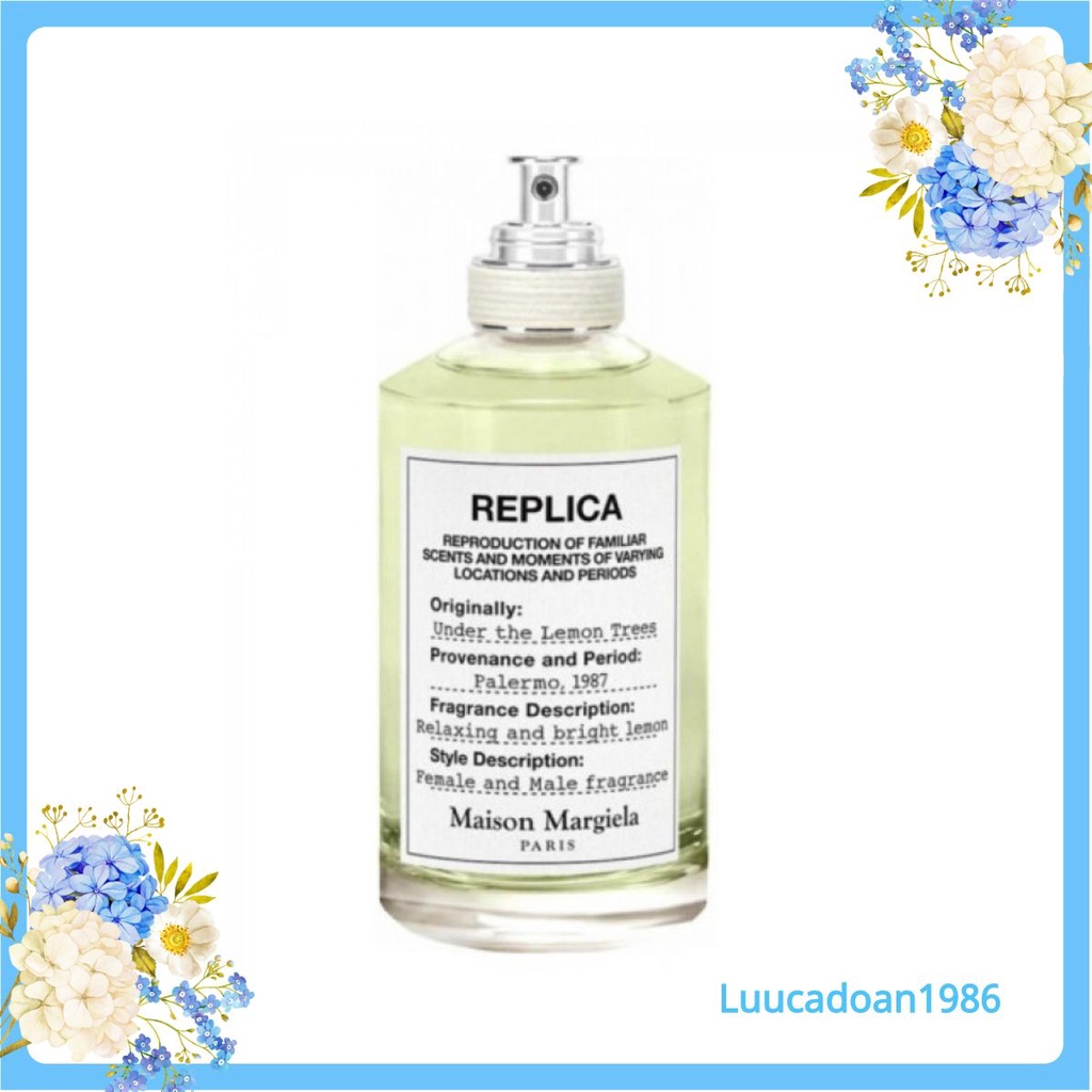 ‍️ - nước hoa replica under the lemon trees 10ml ‍️