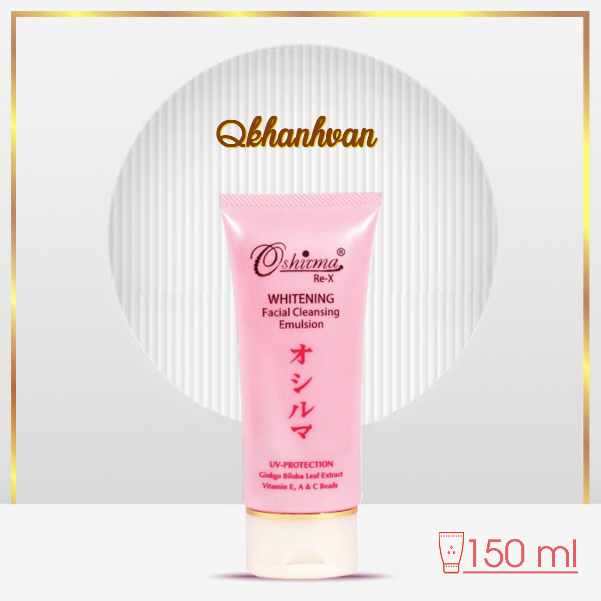 Sữa Rửa Mặt Bạch Quả Oshirma