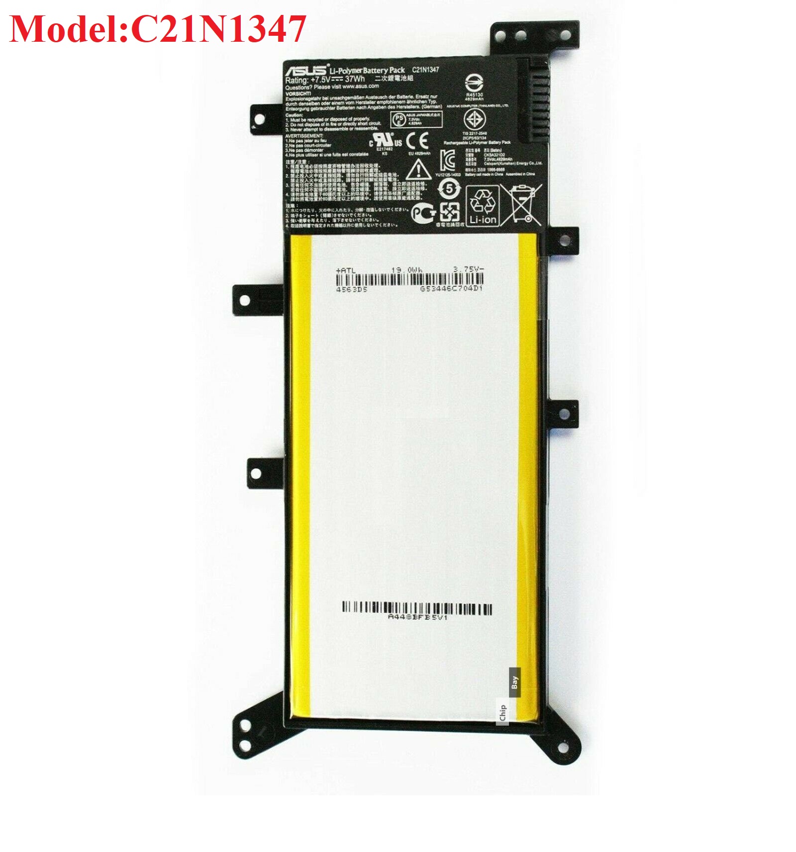Pin laptop Asus K555 K555L K555Z W409L W519 W519L X551MA X552EA X552EP X552MD X552WE X554 X554L X555 X555L X555LA X555LD X555LN F555 F555L F555U F555Y