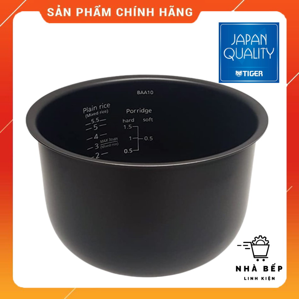 Lòng nồi cơm điện tử Tiger JBA (1.0 lít)