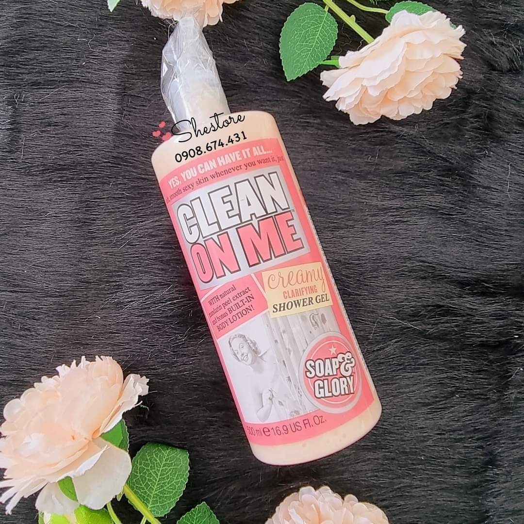 💦💦💦Sữa tắm Soap & Glory Clean On Me Shower Gel 500ml💦💦💦
