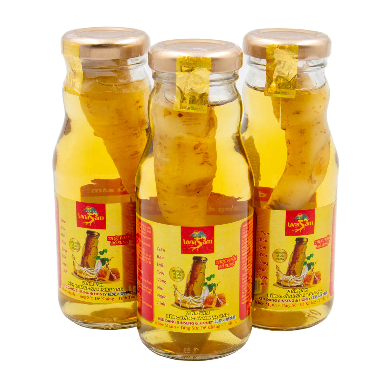 Hồng Đẳng Sâm Mật Ong Vina Sâm Chai 180ml
