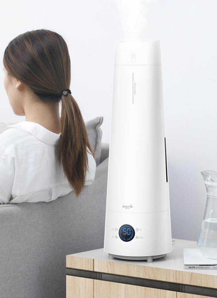 (Tặng tinh dầu thơm) Máy phun sương tạo ẩm thông minh Deerma LD220 (Kèm điều khiển từ xa)