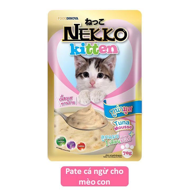 Pate cho mèo con Nekko Kitten 70g