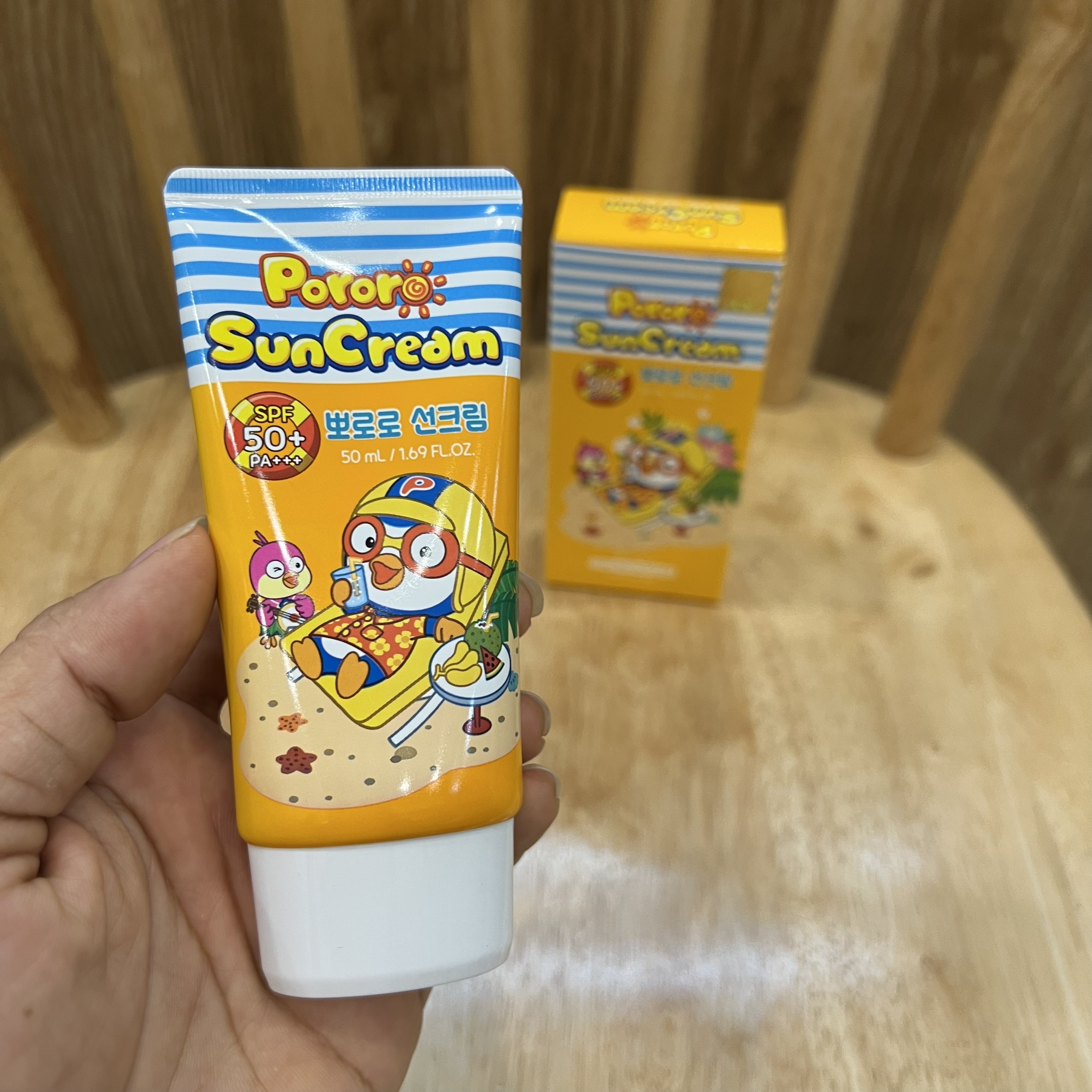 Mẫu Mới Kem Chống Nắng Trẻ Em Pororo Sun Cream 50ml - Cao Hanh cosmetics