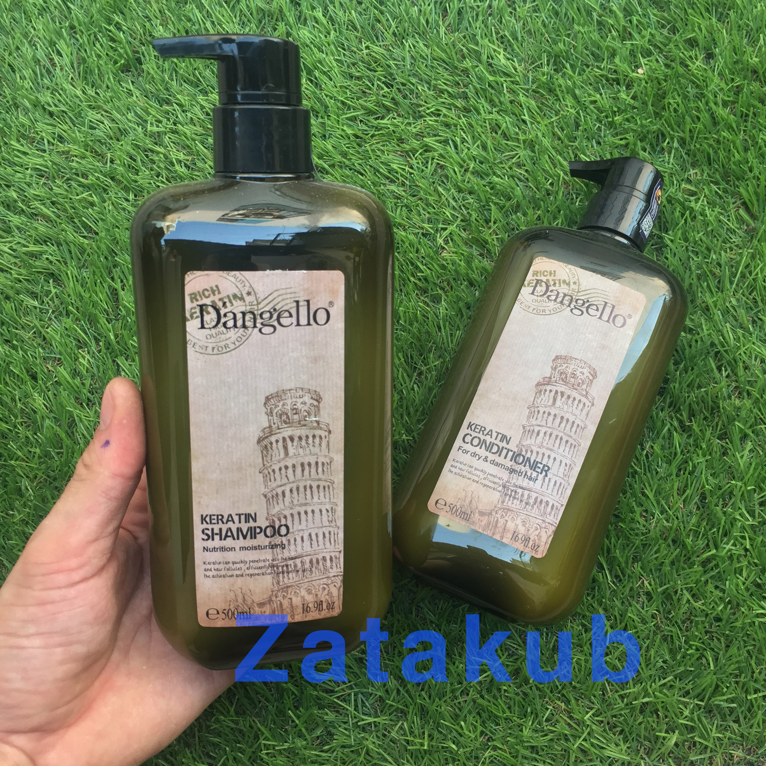 [HCM]Dầu gội xả siêu mượt Dangello Keratin 500mlx 2