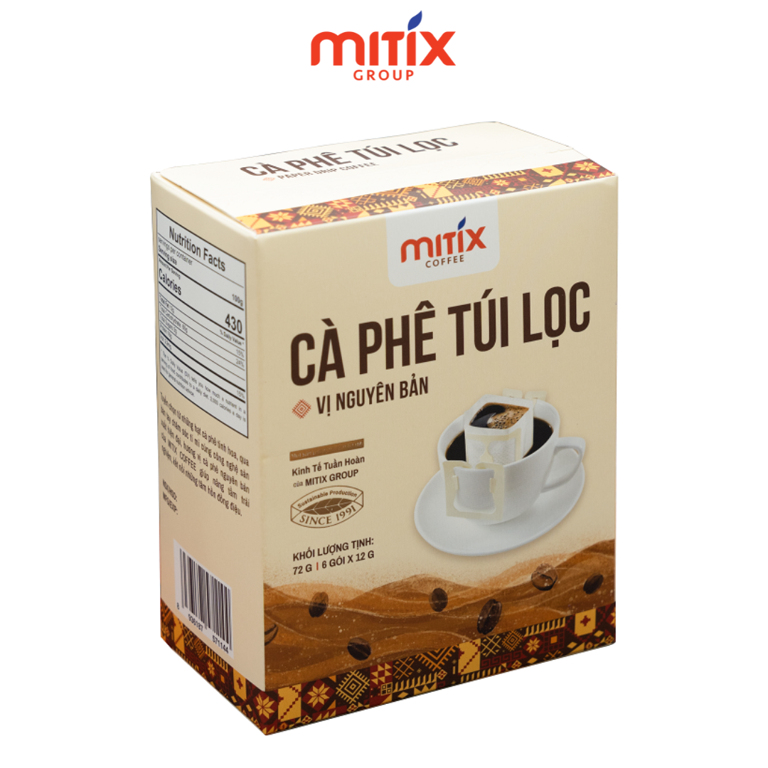Cà phê túi lọc Mitix  72g ( 6 gói x12g)