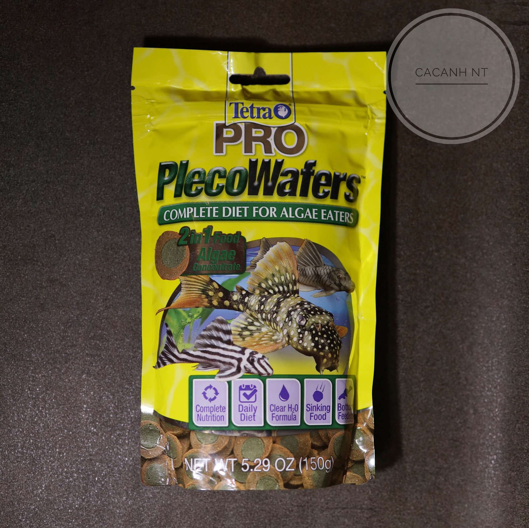 Tetra Pro Plecowafers , thức ăn pleco , cá tầng đáy