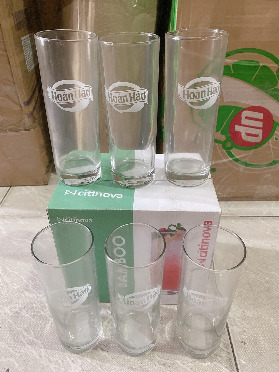 SET 6 LY Ống THỦY TINH HOÀN HẢO