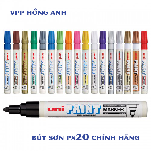 ( Chính hãng ) Bút sơn Uni Paint Marker PX20 Nét lớn 2.2-2.8mm