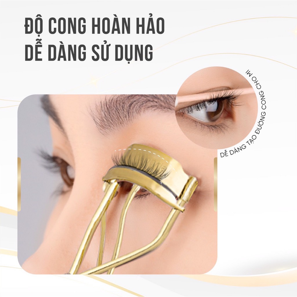 Kẹp bấm mi HABARIA 3D giúp mi cong dài đều