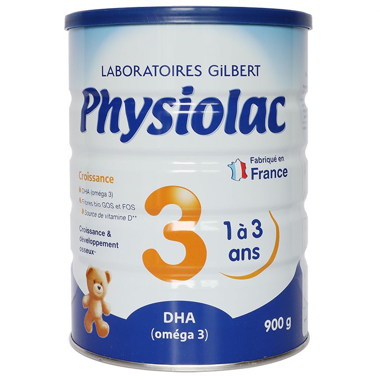 [ CHÍNH HÃNG 100% ] Sữa bột Physiolac số 1, 2, 3 900g Date 2023 [Mẫu mới]