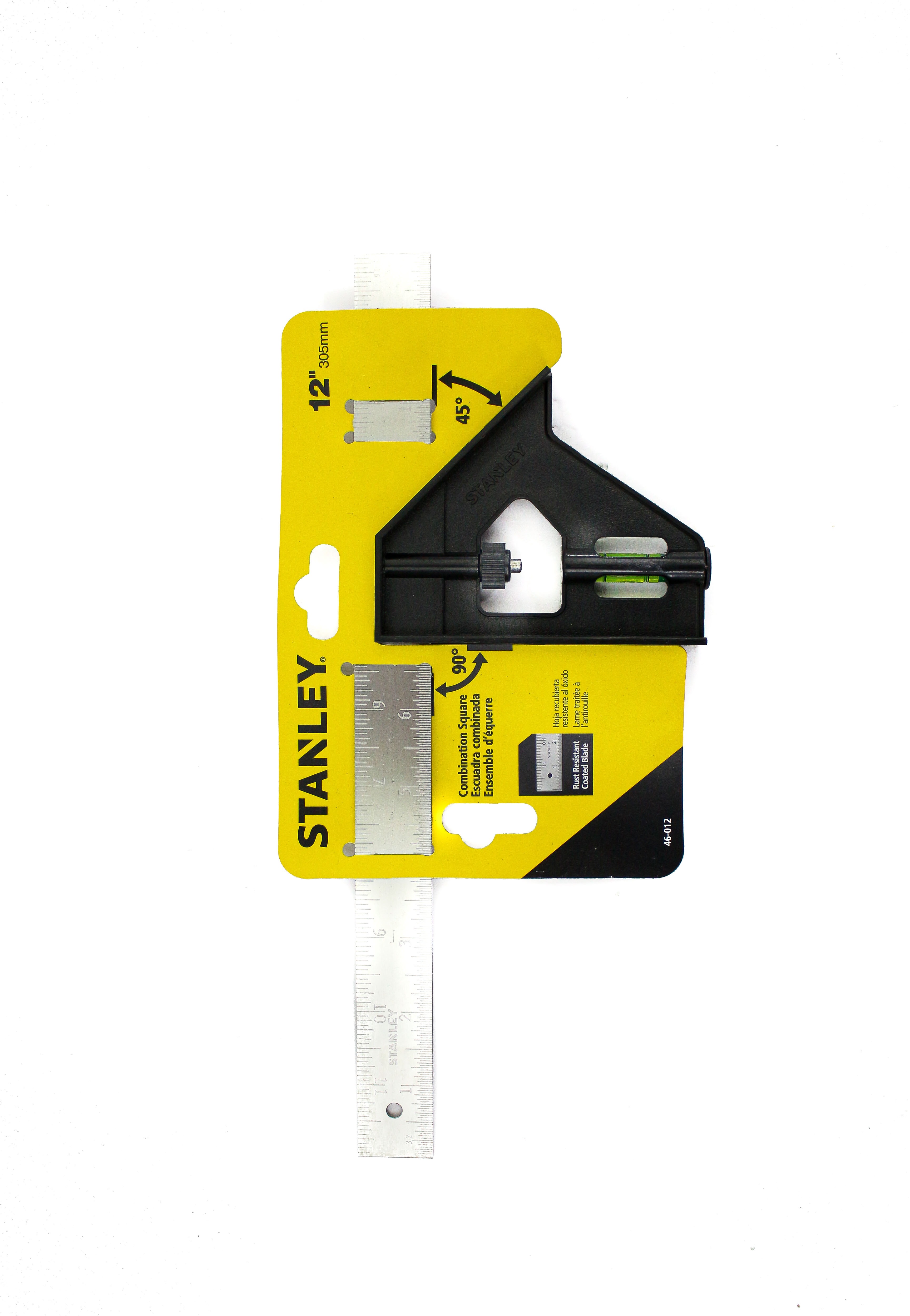Thước eke thủy 12" cán nhựa Stanley 46-012