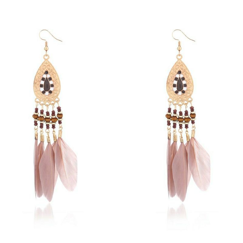 ( Có Sẵn ) Khuyên Tai Boho Vintage