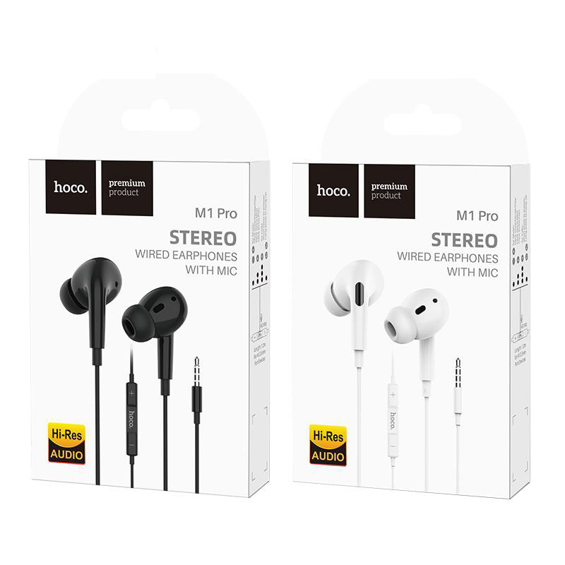 Tai nghe nhét tai Hoco M1 Pro cổng 3.5 / TypeC / LN tùy chọn (TRẮNG) Nhất Tín Computer