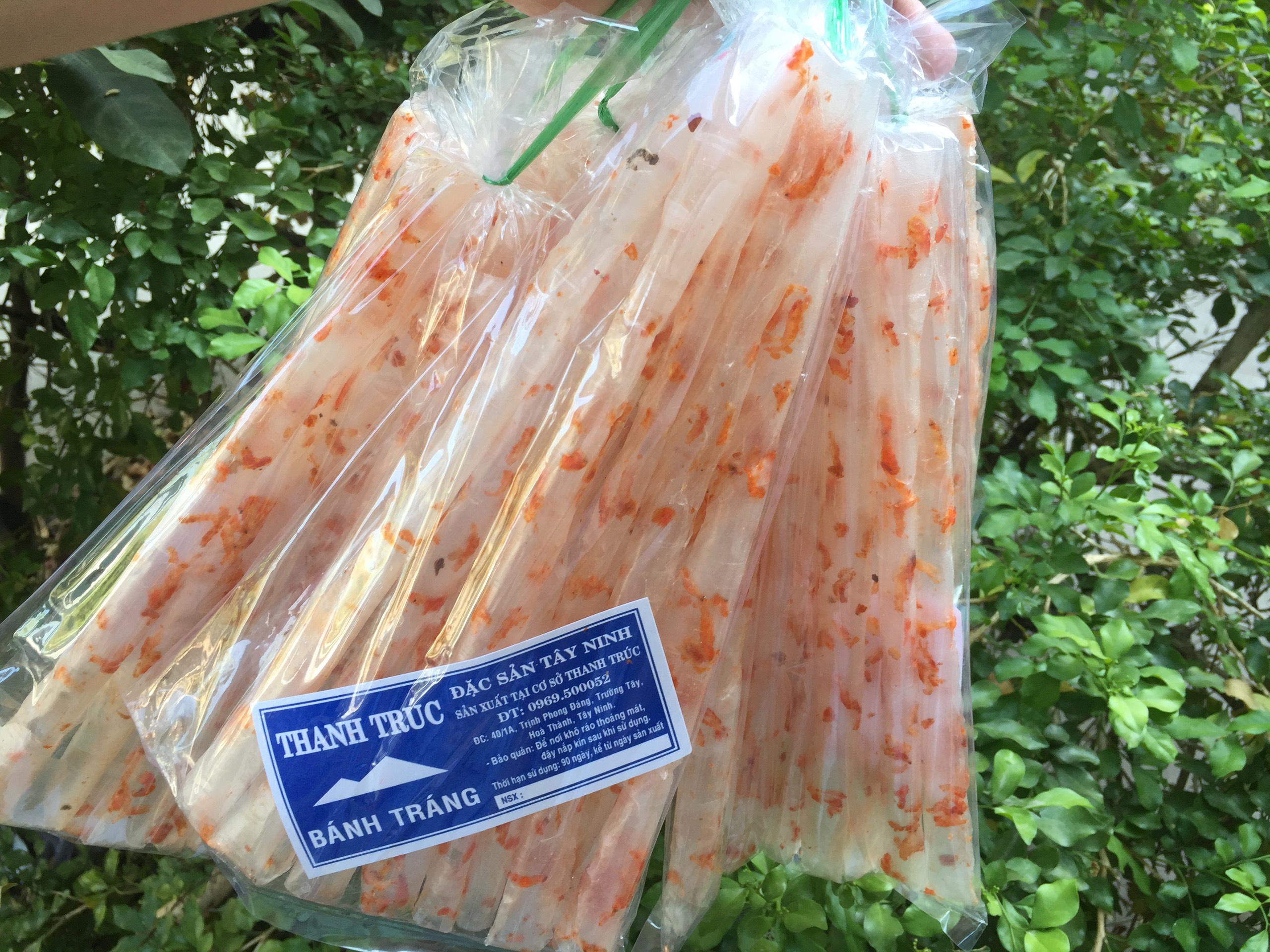 [Xâu 10 Bịch] Bánh Tráng Ống Tôm