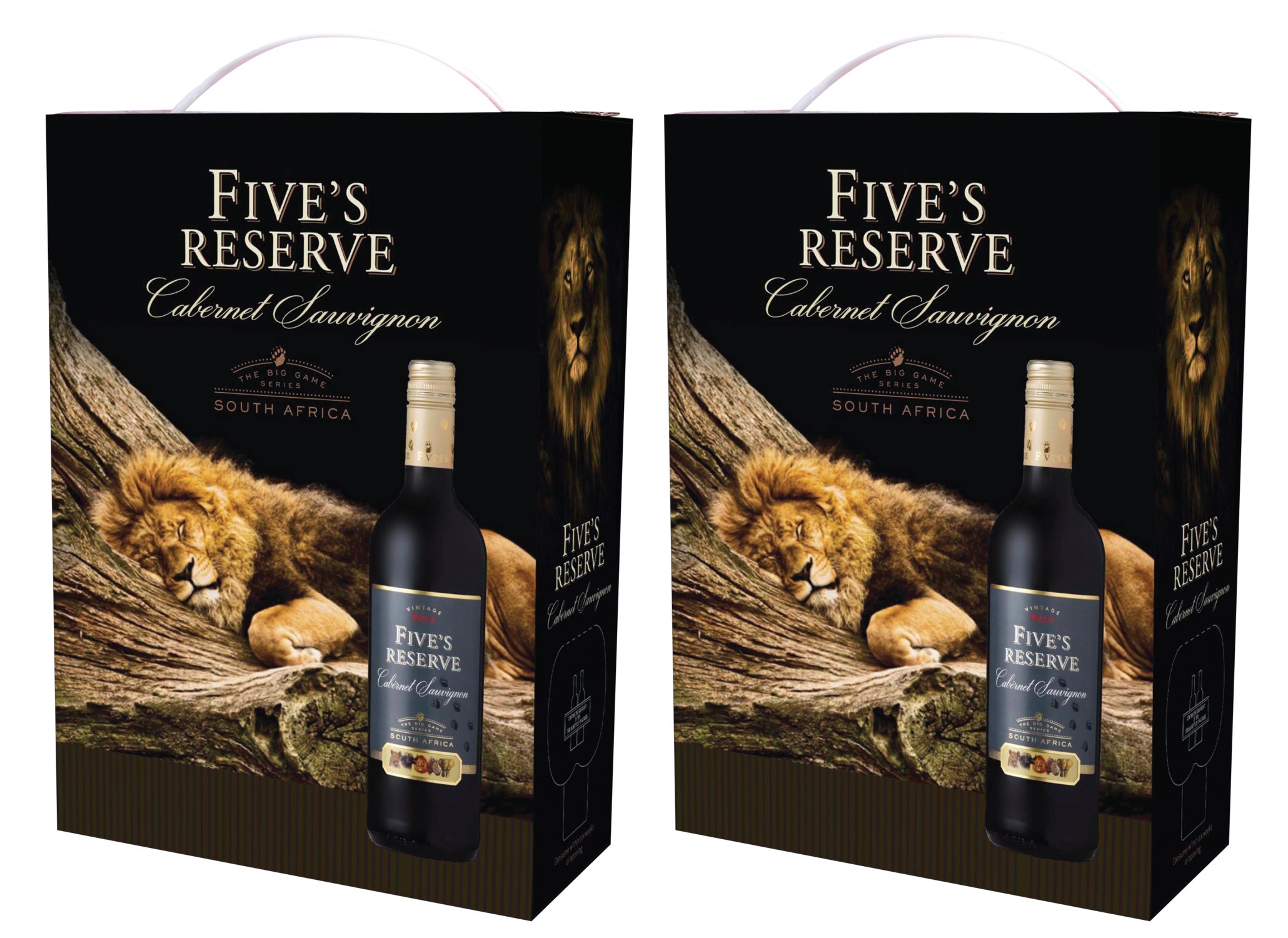VANG BỊCH NAM PHI FIVE'S RESERVE 3 LÍT